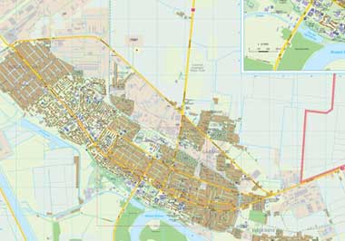 harta municipiului calarasi