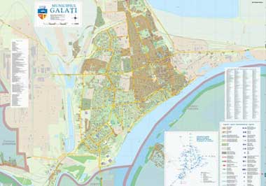 harta municipiului galati