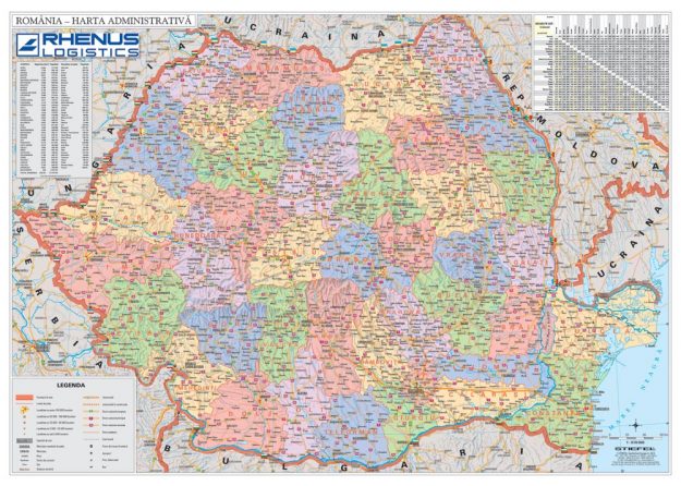 harta-personalizata-romania-administrativa-rhenus---2012