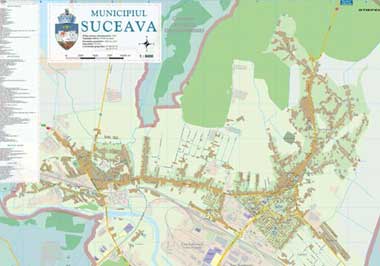 harta municipiului suceava